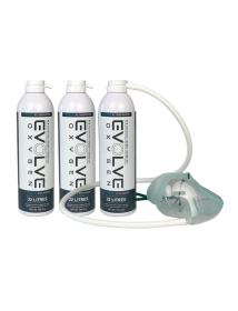 Evolve Oxygen 3x 22L + zuurstofmasker