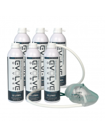 Evolve Oxygen 6x 22L + zuurstofmasker