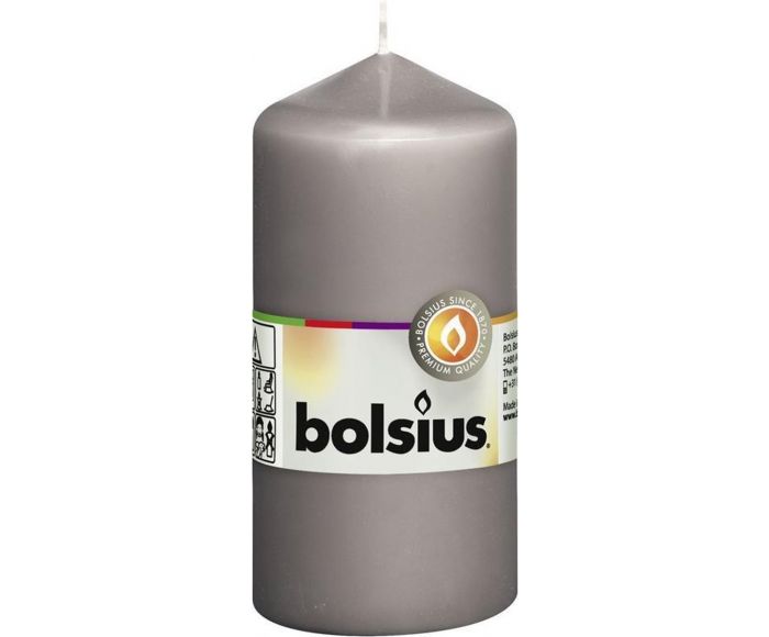 Bolsius Stompkaars 120/58 warm grijs