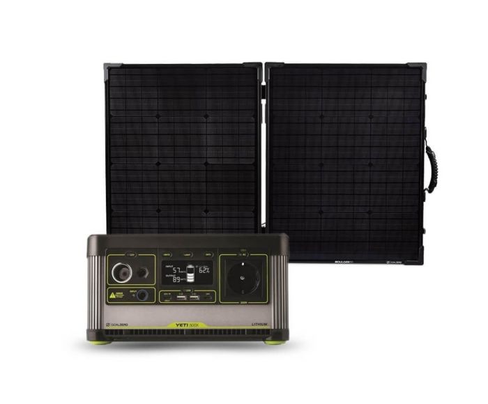 Goal Zero Boulder 100 Briefcase - Yeti 500X Solar Kit (EU versie)