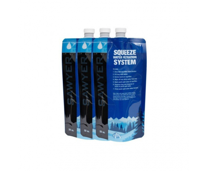 Sawyer 3x waterzak 1 liter 